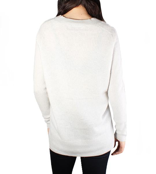 V Neck Tunic Platinum Heather