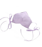 Cotton Mask with Ribbon - Lavender