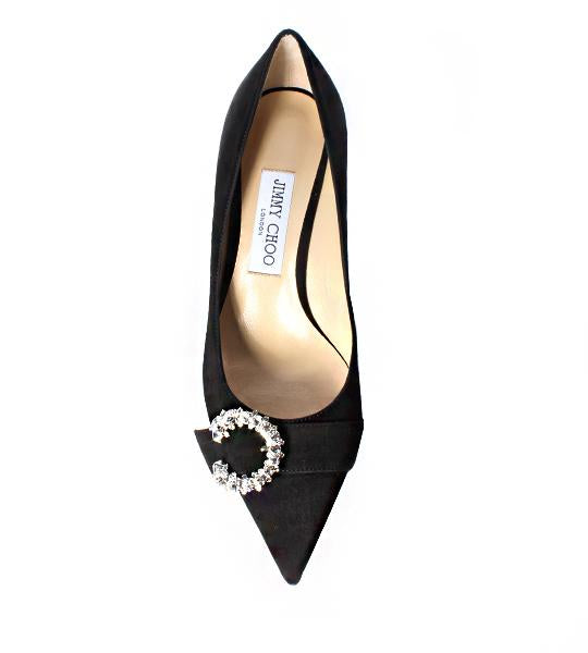 Saresa Black Suede Pump
