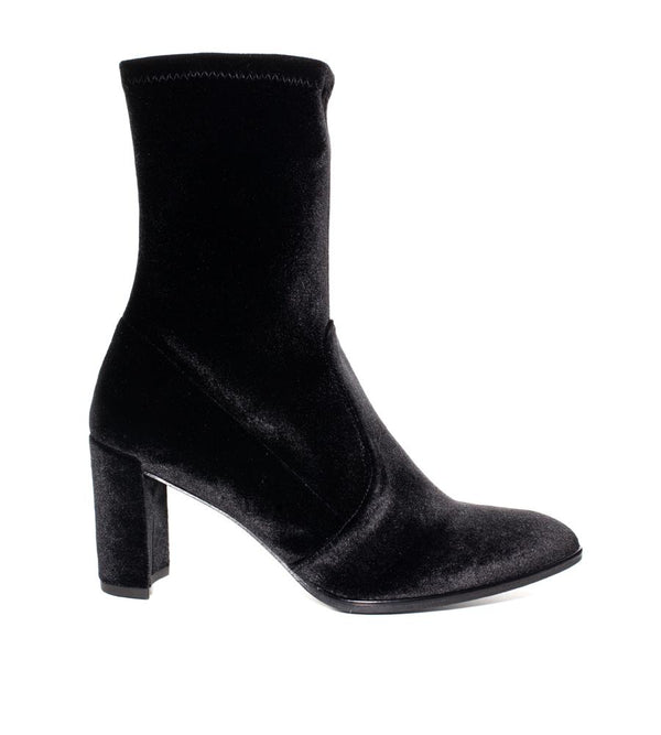 Stuart Weitzman Prancer Velvet Boot - TheSeptember.com