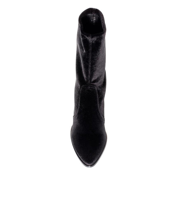 Stuart Weitzman Prancer Velvet Boot - TheSeptember.com