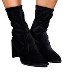 Stuart Weitzman Prancer Velvet Boot - TheSeptember.com