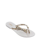 Harmonic Studs Flip Flop Beige