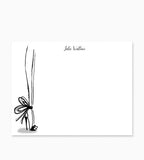 Personalized Notecards Bow Heels