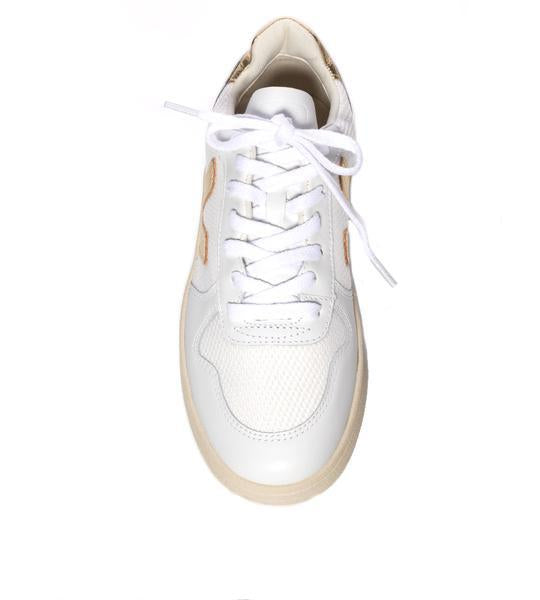 V-10 Sneaker White Gold