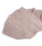 Cashmere Long Open Poncho - Oak Heather