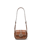 Monogramme Whipstitch Leather Shoulder Bag Brown