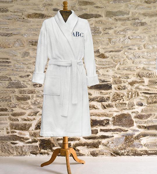 Pepa White Terry Robe