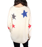 Markus C Star Cashmere Sweater - Toile
