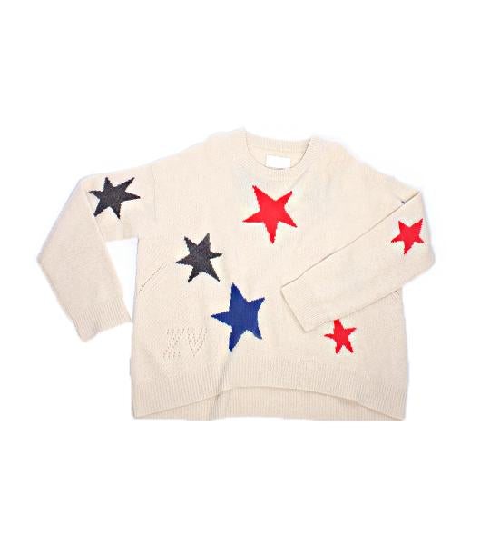 Markus C Star Cashmere Sweater - Toile