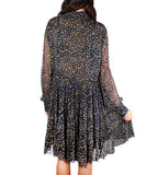 Rapidy Crinkle Etoile Print Dress