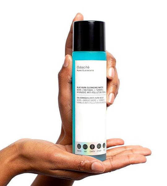 Blue Aura Cleansing Water - Neem + Holy Basil + Turmeric - Ayurvedic Anti-Pollution Formula