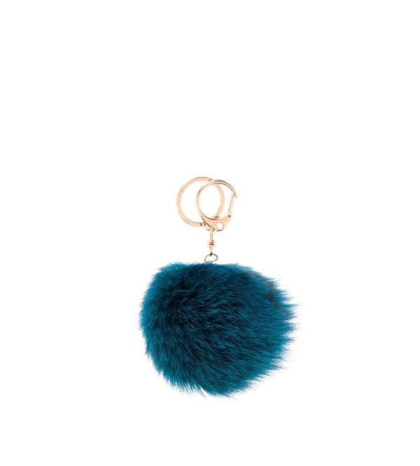 The September Fur Pom Pom Keychain - TheSeptember.com