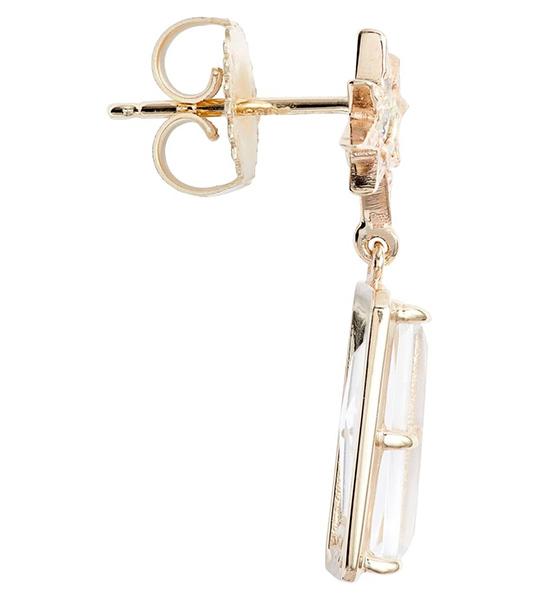 Aztec Starburst Baguette Earrings