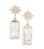 Aztec Starburst Baguette Earrings