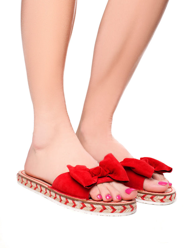 KATE SPADE - IDAHLA SLIDE - RED