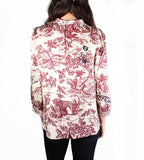 Tygg Toile Print Satin Top